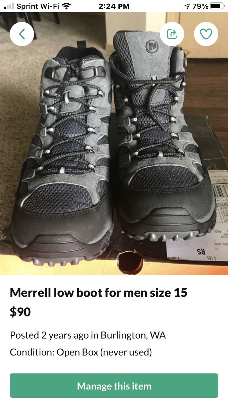 Merril Working boots