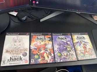 Dot Hack PS2 Games Complete Set 1-4 CIB Very Good Condition