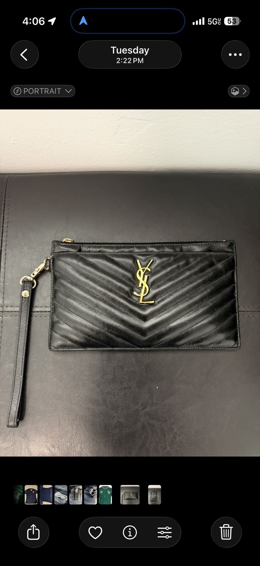 Saint Laurent quilted leather 👜 