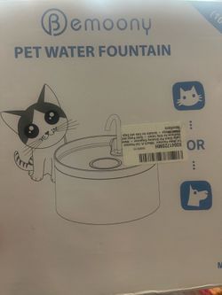 New Pet Fountain