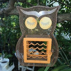 Owl Bird Feeder Large