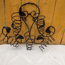 Indoor/ Outdoor Wine Storage Rack For 5 Bottles