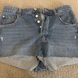 Denim shorts
