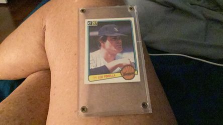 Lou Pinella  intake card.