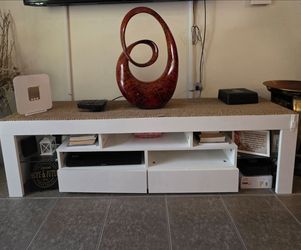 White TV Stand