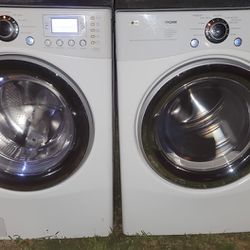 LG Toom Washer And Gas Dryer 
