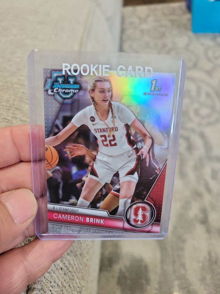 Cameron Brink University Bowman Chrome 1st Bowman Refractor Rookie Basketball Card/taking Offers