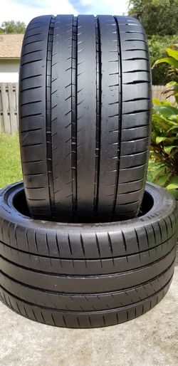 Two 305/30/20 MICHELIN PILOT SPORT 4S 99% TREAD BMW MERCEDES MUSTANG CHEVY DODGE PORSCHE