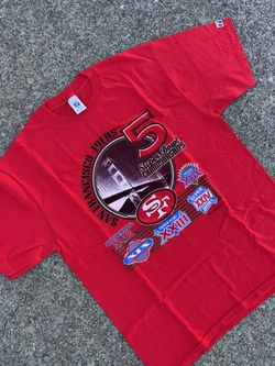 Vintage 1995 Logo 7 NFL SF 49ers 5X Champions T-Shirt XL