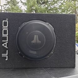 JL Audio 10TW3 Shallow Sub In JL Box
