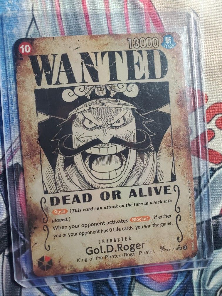 WANTED POSTER GOL D ROGER