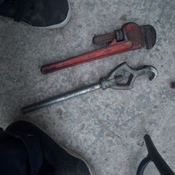 Patrick in a high fire hydrant wrench