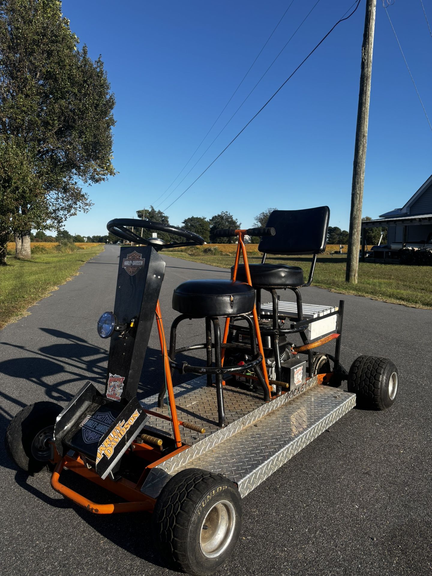 Harley Davidson Barstool Kart