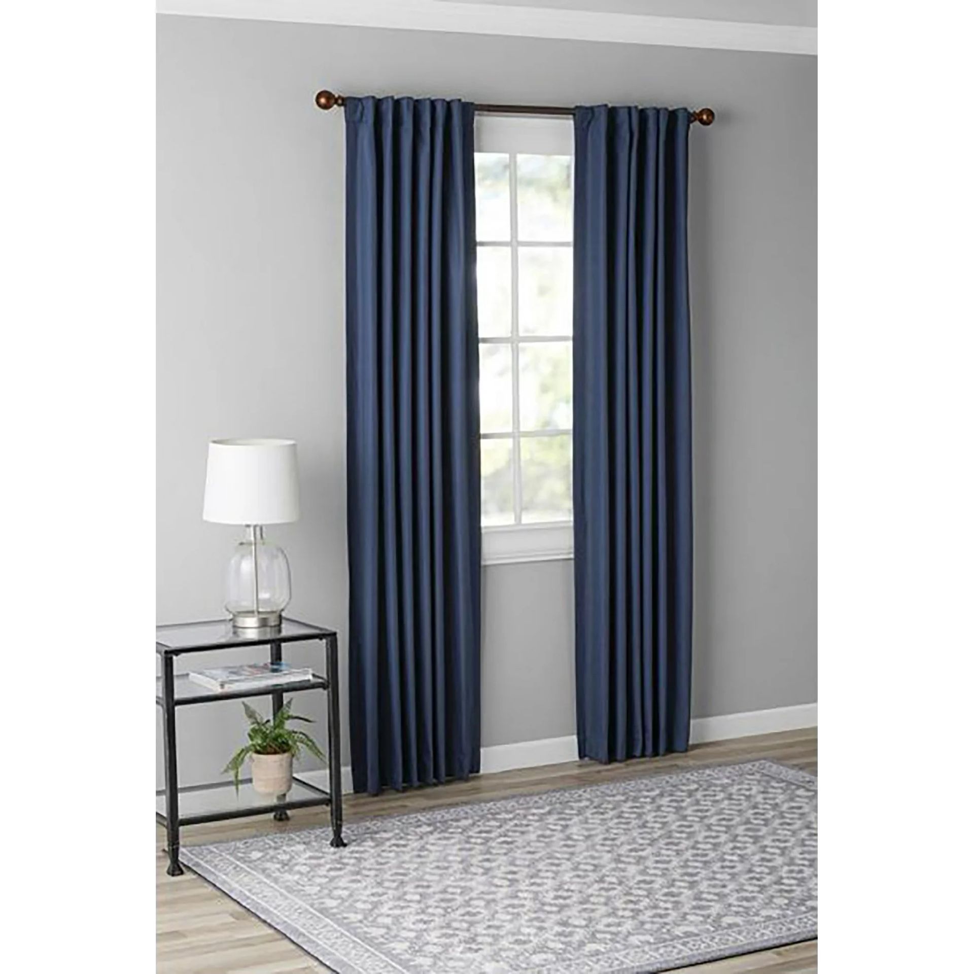 Dark Blue Blackout Curtains