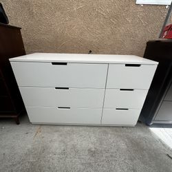 White Ikea Nordli Dresser 