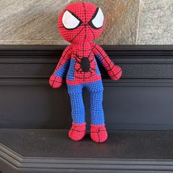 Spider-Man Hand Made Crocheted Stuffy