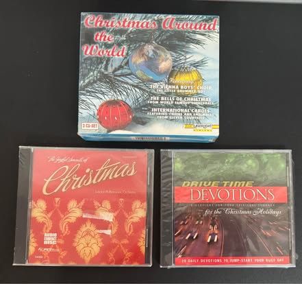 Three NEW and SEALED Christmas CDs $7 for All 