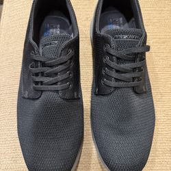 New Skechers Mens Darlow Velogo 204090W Black Casual Shoes Sneakers Size 13W 