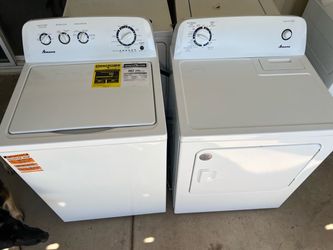 Amana washer and dryer
