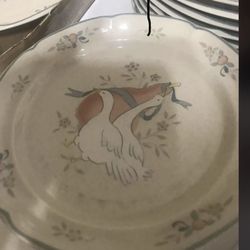 MARMALADE Duck/Goose 7 1/2” Stoneware Salad Plates (6) International China