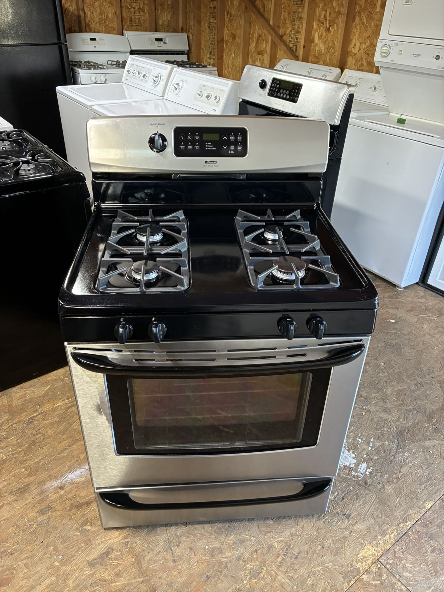 Stove Gas Kenmore Stainless Steel