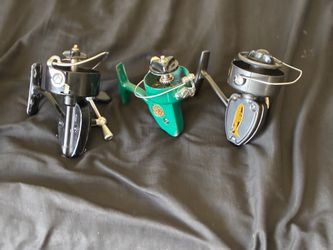 Vintage Fishing Reel Bundle – Mitchell 300, Penn 714 “Greenie,” Roddy 810-A