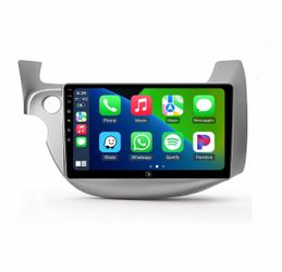 Car Stereo Radio Honda Fit 2008 2009 2010 2011 2012 2013, Wireless CarPlay Android Auto 10” Touch Screen Head Units, Backup Camera