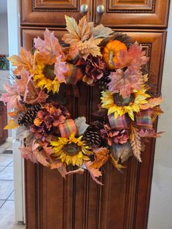 Thanksgiving Autumn Wreath