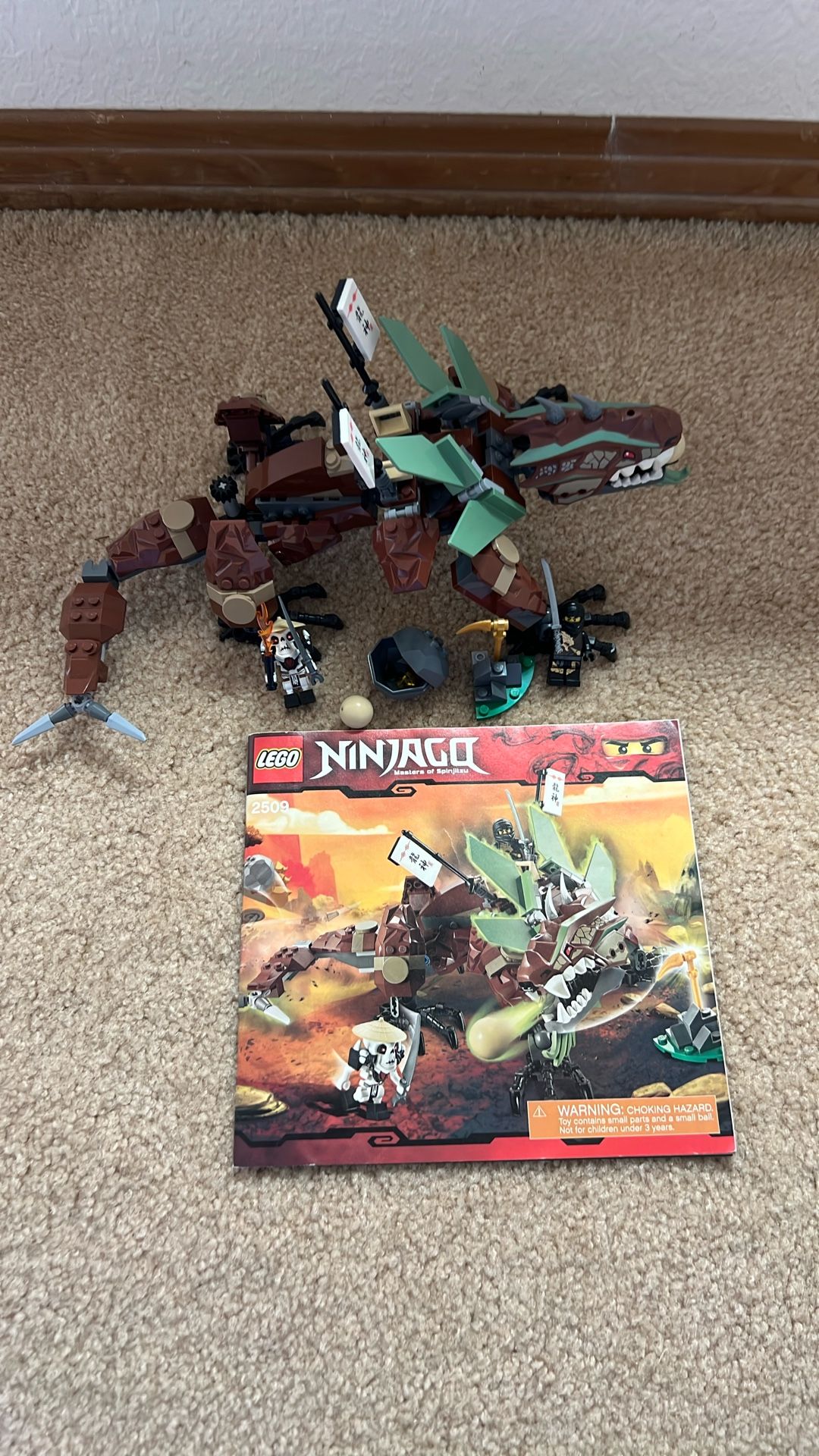 Lego Ninjago 2509 - Rare - Complete No Box