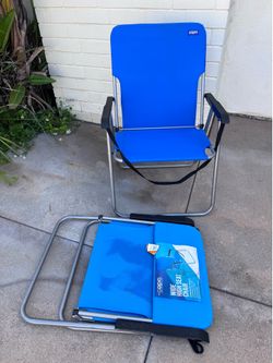 Folding Beach/Camping Chairs with shoulder strap.