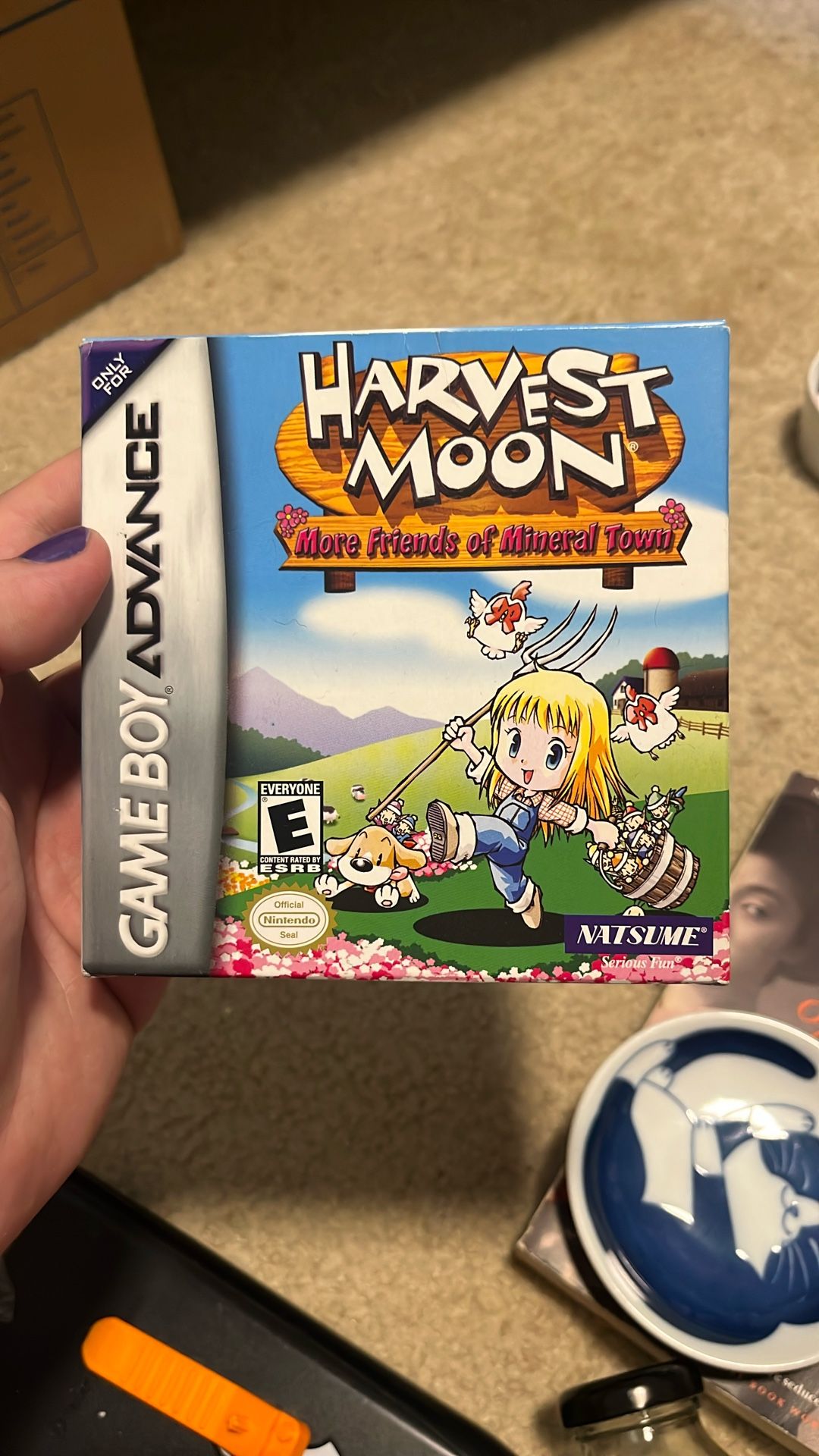 GBA Harvest Moon More Friends If Mineral Town Game In Box