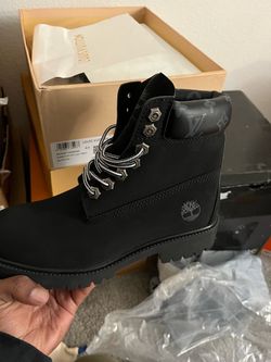 Louis Vuitton x Timberland Black Boots Size 11