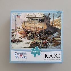 Buffalo Games Charles Wysocki Where The Buoys Are 1000 Piece Jigsaw Puzzle.