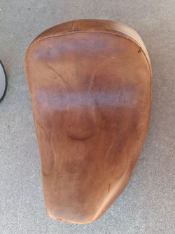 Custom leather seat