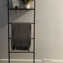 Cute Wall Ladder With Shelve 