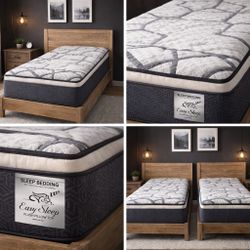 Mattress Pillow Top 14” Thick - Starting At $220 Twin Size - Available: Full-Queen-King-Cali-King New From Factory Same Day Delivery