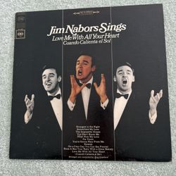Jim Nabors Sings Love Me With All Your Heart Columbia LP Record CS 9358