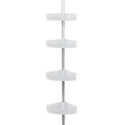 Corner shower caddy rod