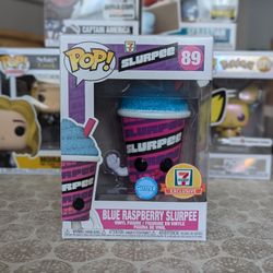 Funko Pop Blue Raspberry Slurpee #89 - 7-Eleven ExclusiveExclusive Funko Pop Blue Raspberry Slurpee #89 from 7-Eleven. This glittery vinyl figure feat