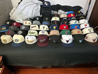 BRAND NEW MLB &NFL NEW ERA 5950 FITTED SIZE 7 1/2 CAPS