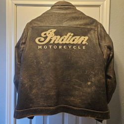 Indian Leather Jacket XL