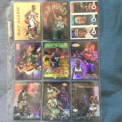 Ray Allen career card lot RCs and more
