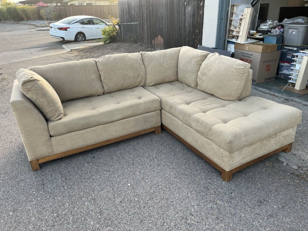 Beige Sectional Sofa