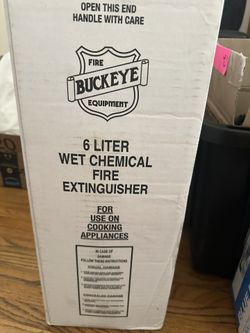 Buckeye 6 Liter Wet Chemical Fire Extinguisher