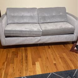 Modern Sofa Set Of 2 With 4 Matching Pillows