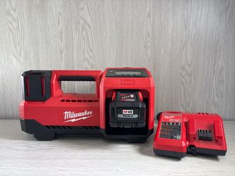 Milwaukee 2848-20 M18 18V Cordless Inflator Kit - 6.0Ah Battery + Charger (A1G012604)