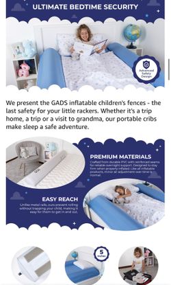 Gads bed secure guards for toddlers