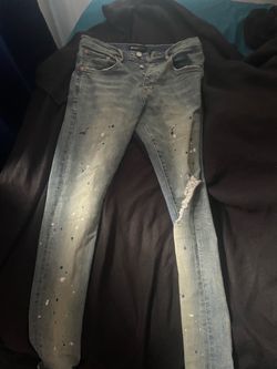 Purple jeans