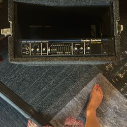 Hartke Systems Transit Attack Model 2000 Bass Guitar Amplifier In A Case 