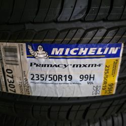4 Brand New 19" Tires Michelin Primacy Mxm4 235.50.19